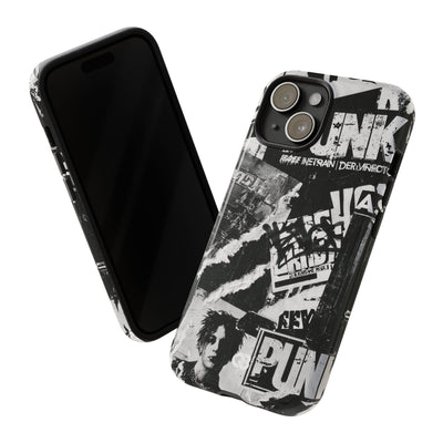 Underground Punk Collage · Tough Phone Case for iPhone · Black