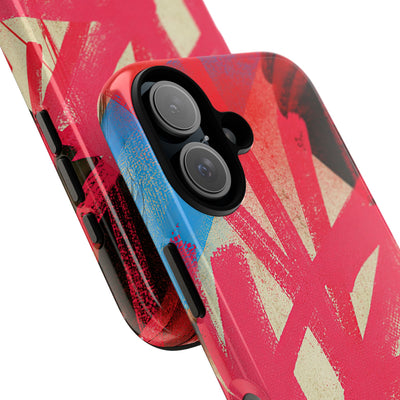 Neon Spray Tag · Tough Phone Case for iPhone · Pink
