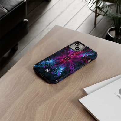 Neural Circuit Core · Tough Phone Case for iPhone · Black
