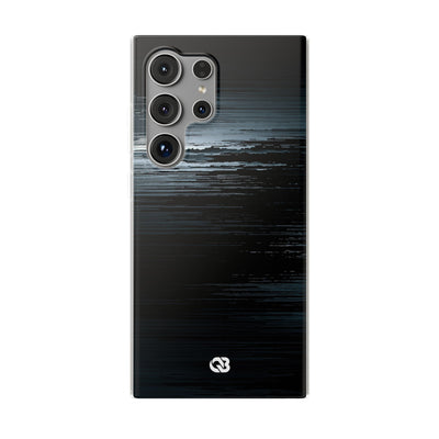 Black Lite Phone Case for Samsung - Frozen Signal Glitch