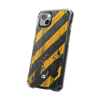 Urban Hazard Decay · Clear Impact Magnetic Phone Case for iPhone · Black