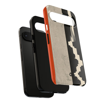 Orange Tough Phone Case for Google Pixel - Orange Monolith Rift