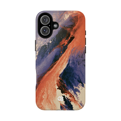 Solar Aura Drift · Tough Phone Case for iPhone · Orange