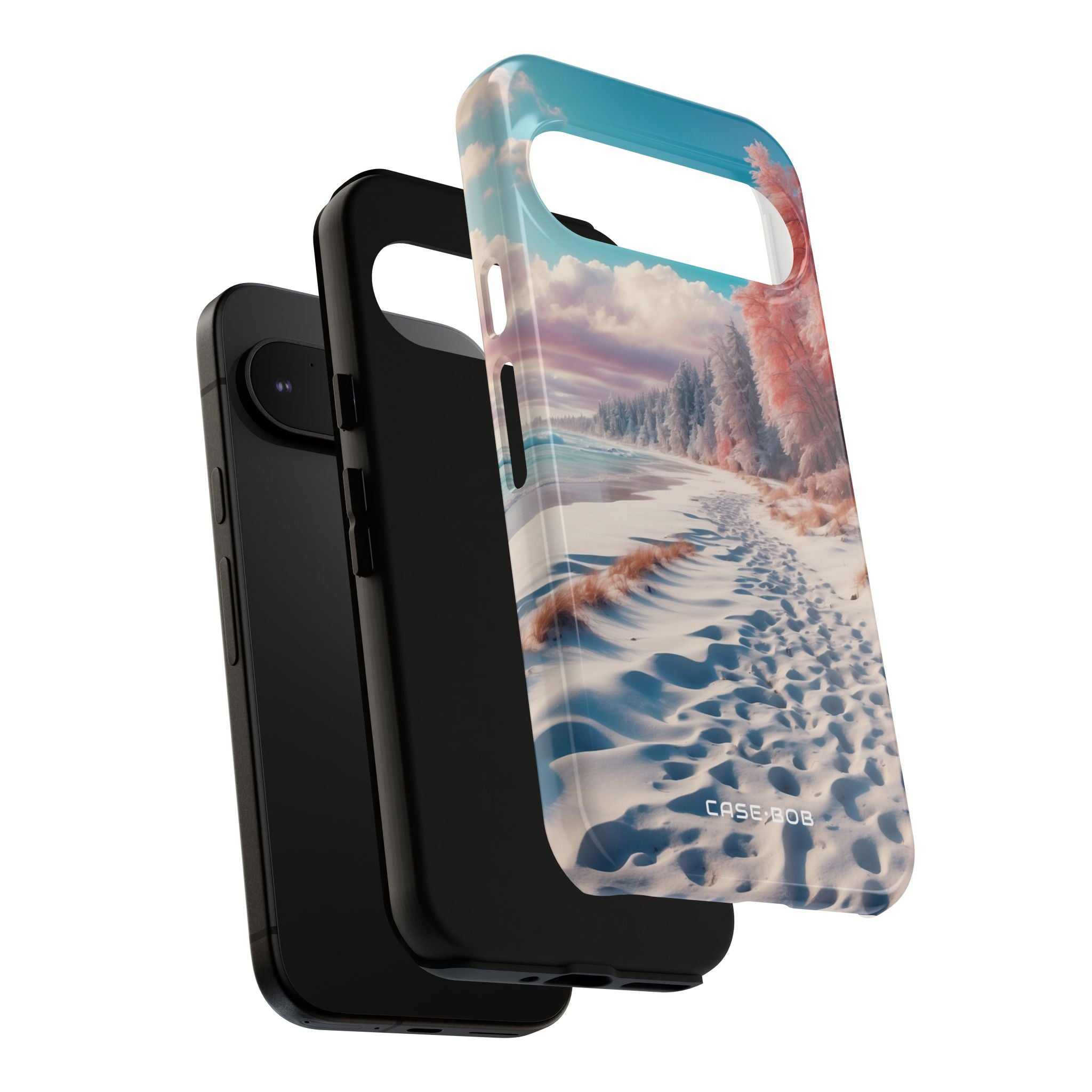 Schneespuren Google Pixel 9 Case - Tough
