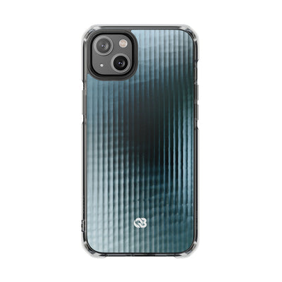 Blue Impact MagSafe Phone Case for iPhone - Glacial Reeded Glass