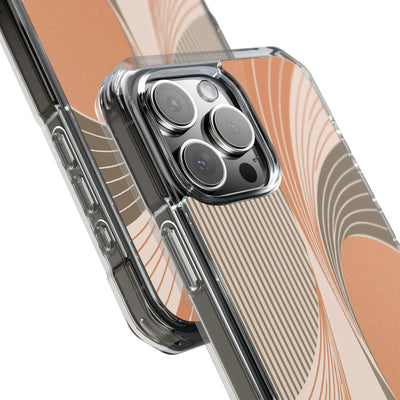 Orange Impact MagSafe Phone Case for iPhone - Desert Arc Horizon