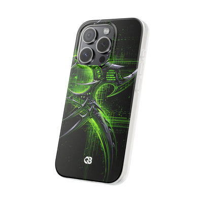 Cyber Sigil Grid · Lite Phone Case for iPhone ·  Green