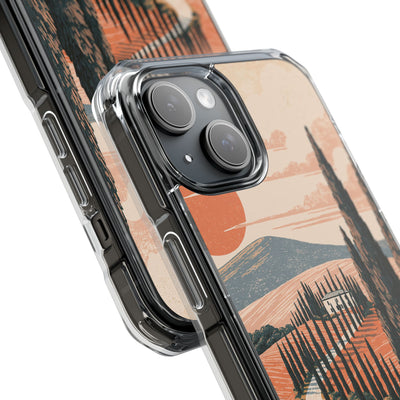 Orange Impact MagSafe Phone Case for iPhone - Terracotta Ridge Trail