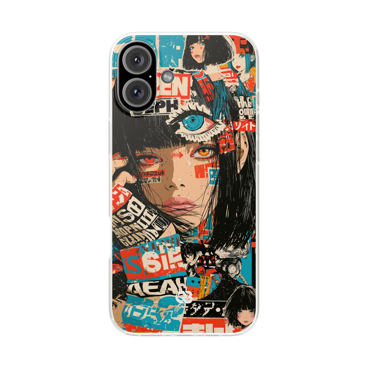 Shibuya Street Collage · Lite Phone Case for iPhone ·  Red