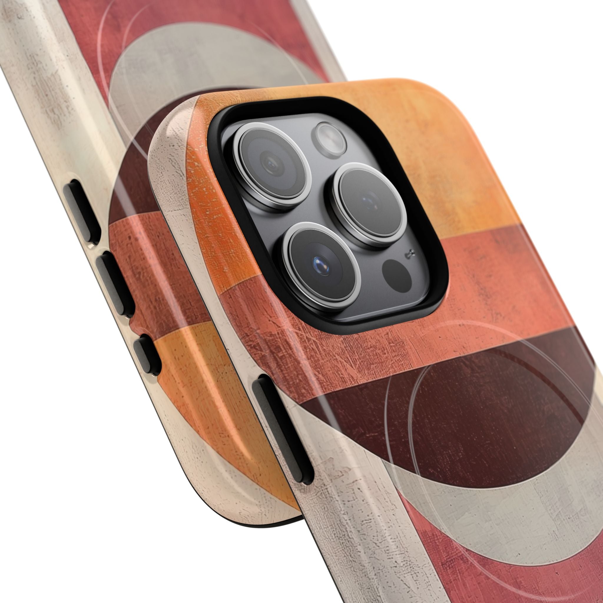 Sunset Orb iPhone 15 Pro Case - Tough+