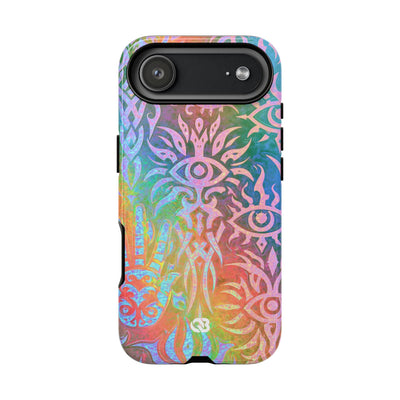 Chromatic Mystic Sigil · Tough Phone Case for iPhone · Blue