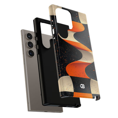 Orange Grit Twist · Tough Phone Case for Samsung