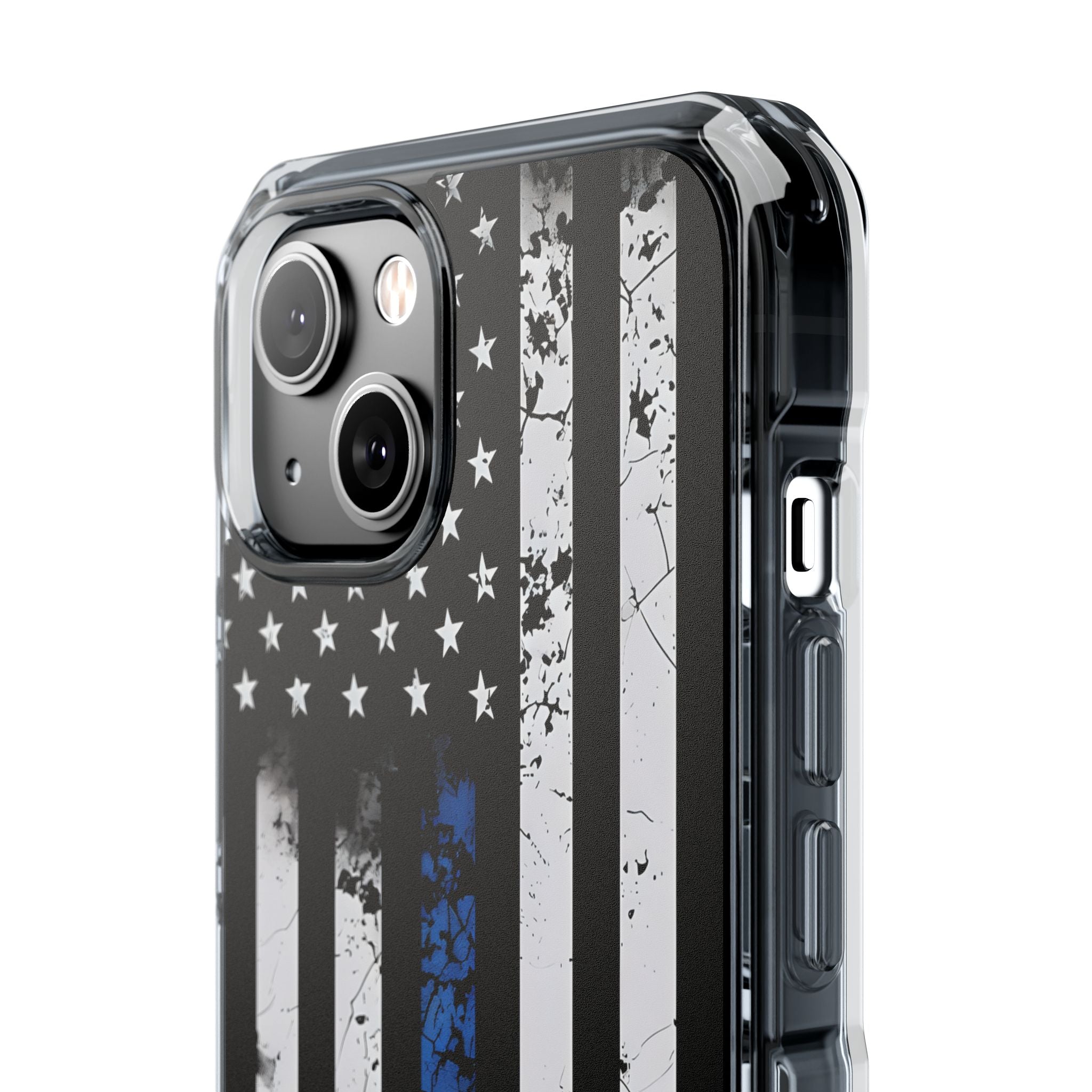 Gritty Cobalt Flag · Impact Phone Case for iPhone · Magsafe