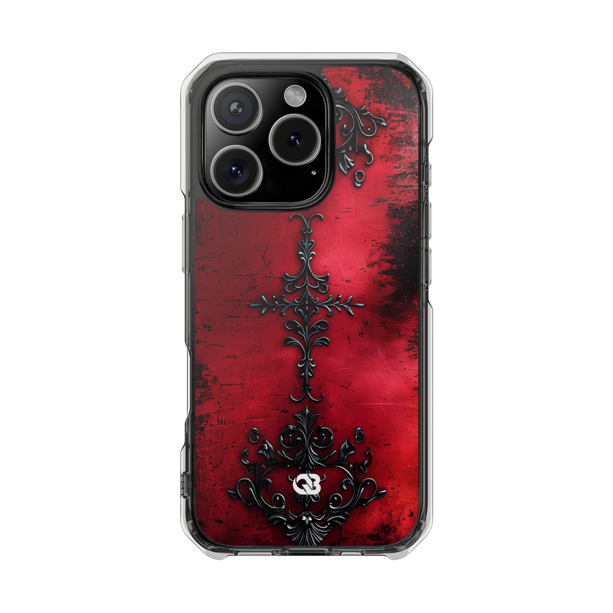 Crimson Gothic Filigree · Impact Phone Case for iPhone · Magsafe