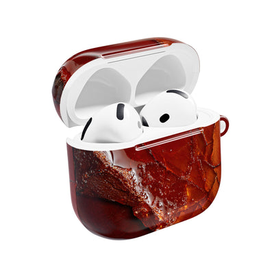 Amber Embrace · Hard Case for AirPods & AirPods Pro · Brown