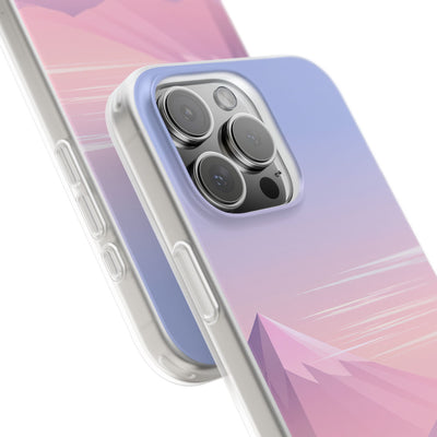 Purple Lite Phone Case for iPhone - Lavender Alpine Dawn