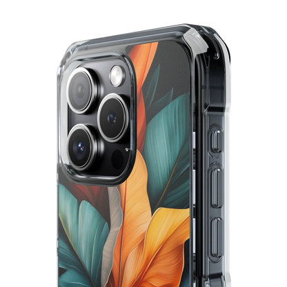 Tropical Leafburst iPhone 15 Pro Case - Impact