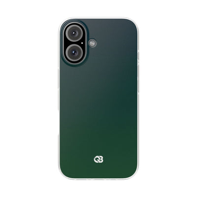 Green Lite Phone Case for iPhone - Midnight Pine Horizon