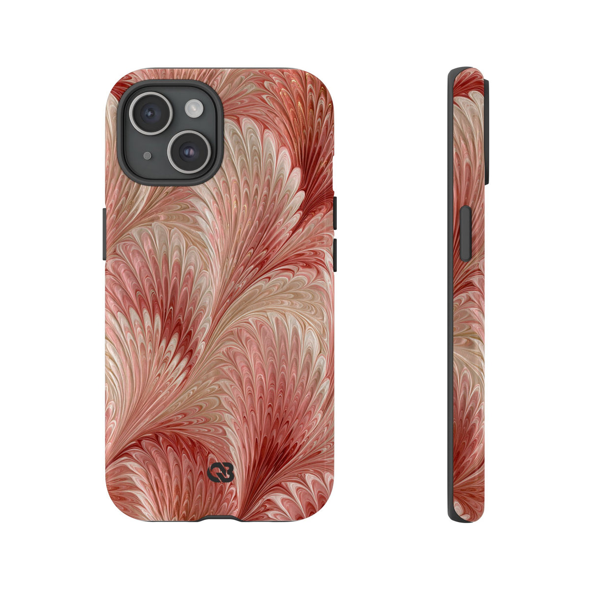 Blush Petal Plume · Tough Phone Case for iPhone · Pink