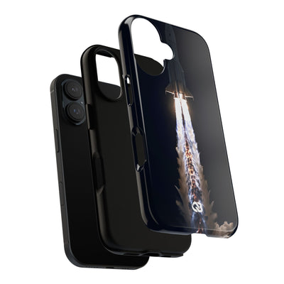 Obsidian Rocket Ascent · Tough Phone Case for iPhone