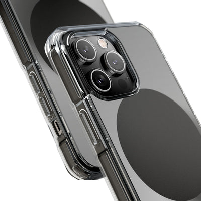 Grey Impact MagSafe Phone Case for iPhone - Matte Onyx Sphere