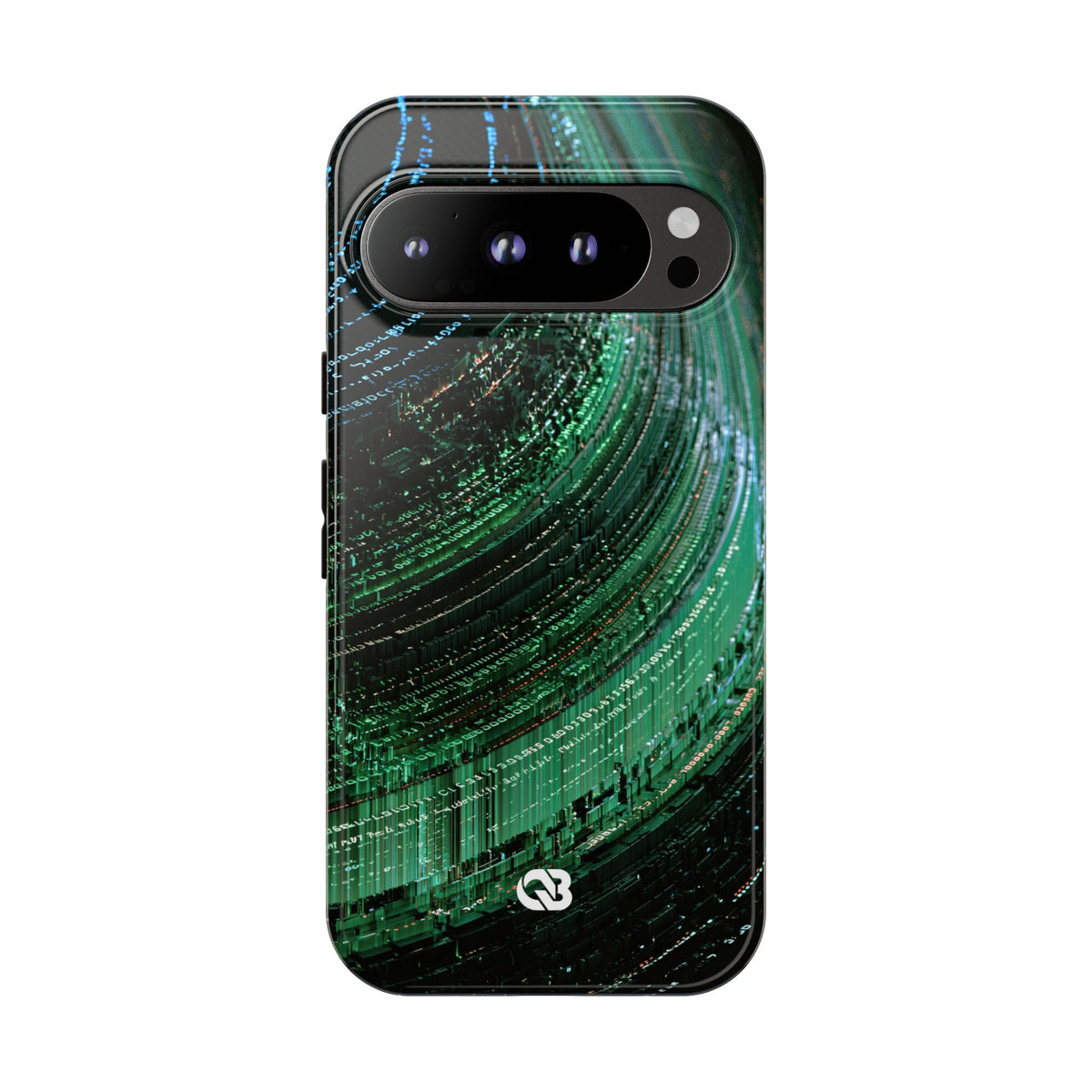 Orbital Data Stream · Tough Phone Case for Pixel ·  Green