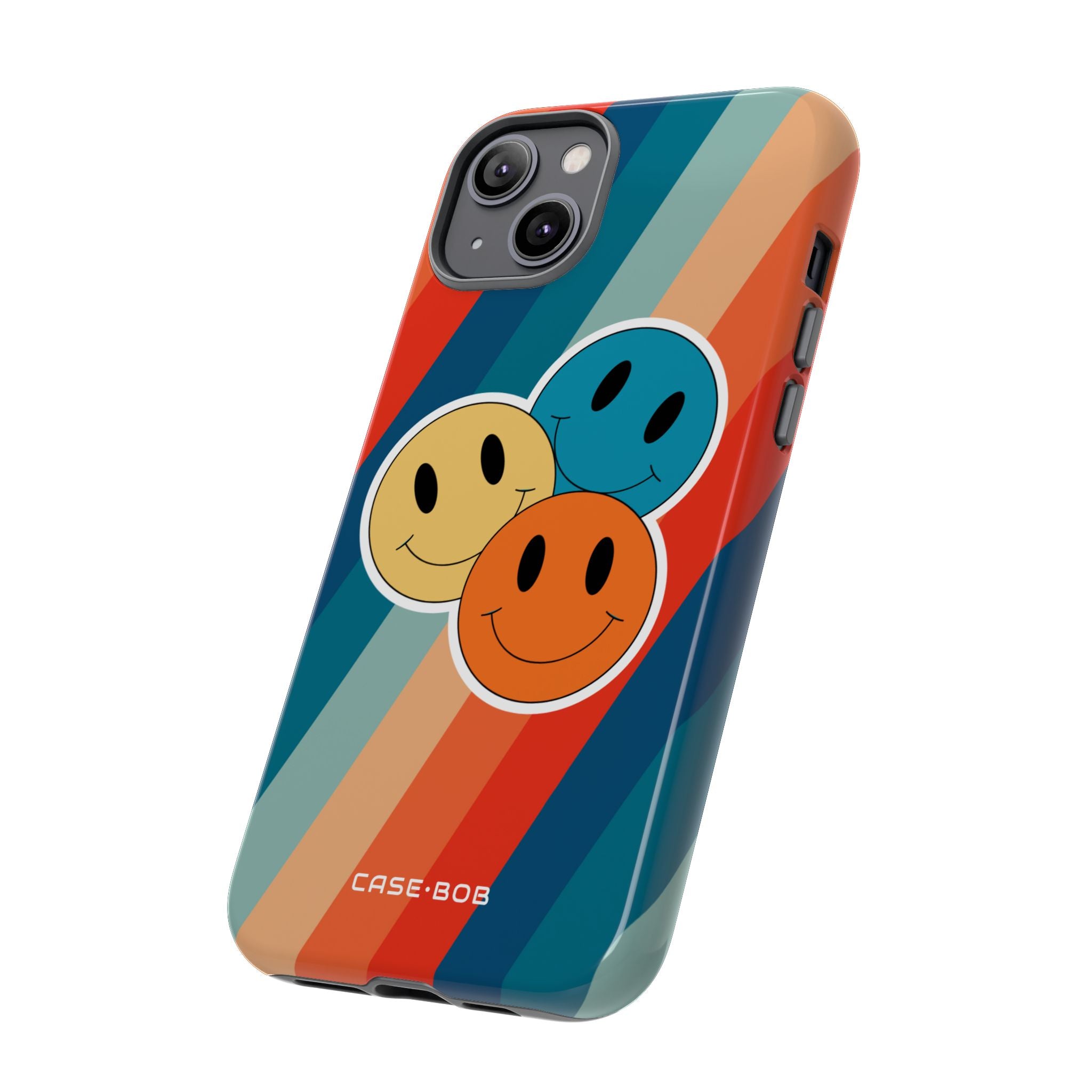 Triple Smile Breeze iPhone 14 Plus Case - Tough