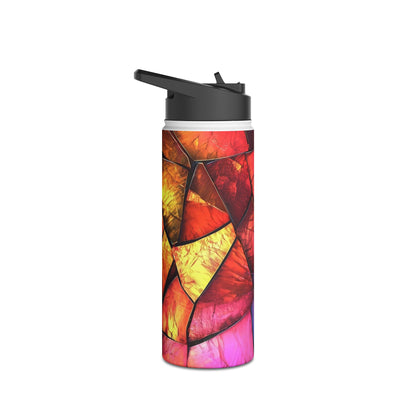 Crimson Shard - Stainless Steel Water Bottle