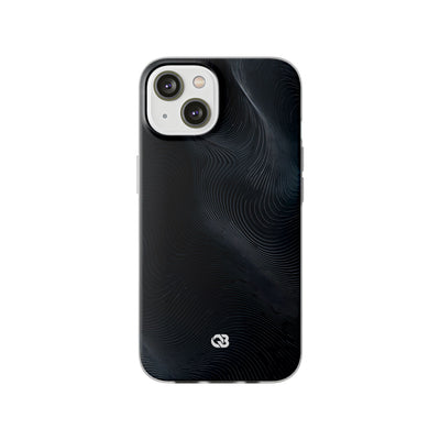 Black Lite Phone Case for iPhone - Obsidian Ridge Flux