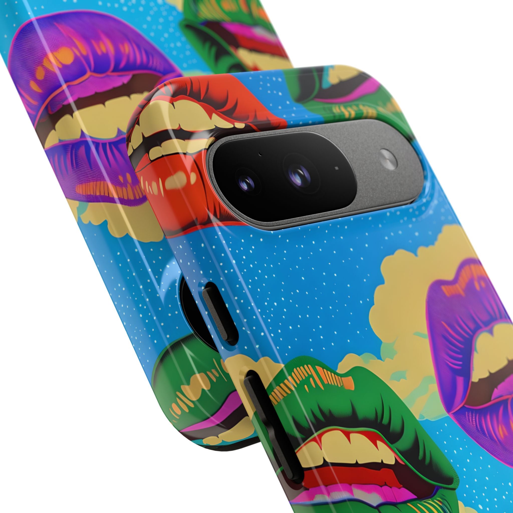 Colorful Lipscape Google Pixel 9 Case - Tough