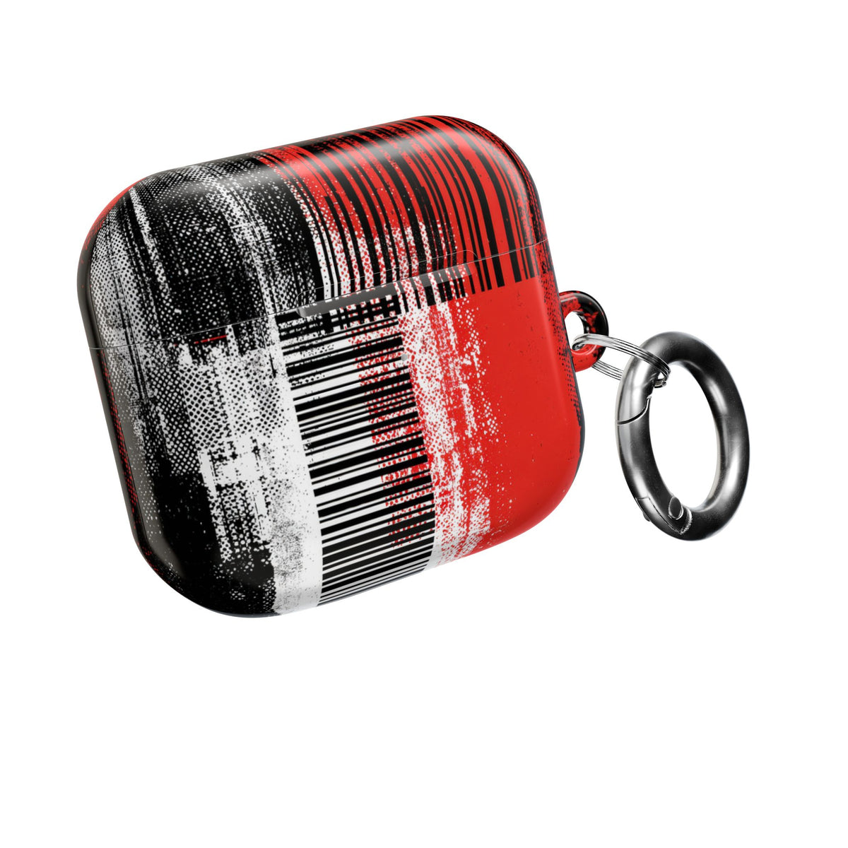 Distorted Barcode · Hard Case for AirPods & AirPods Pro · Black