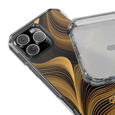 Gold Impact MagSafe Phone Case for iPhone - Molten Copper Strands