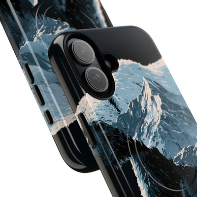 Nordic Arctic Bear · Tough 2.0 Magnetic Phone Case for iPhone · Black
