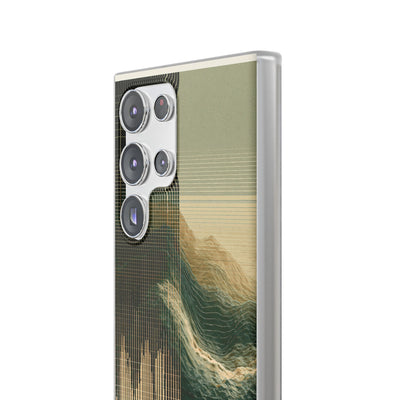 Beige Lite Phone Case for Samsung - Veridian Data Ridge
