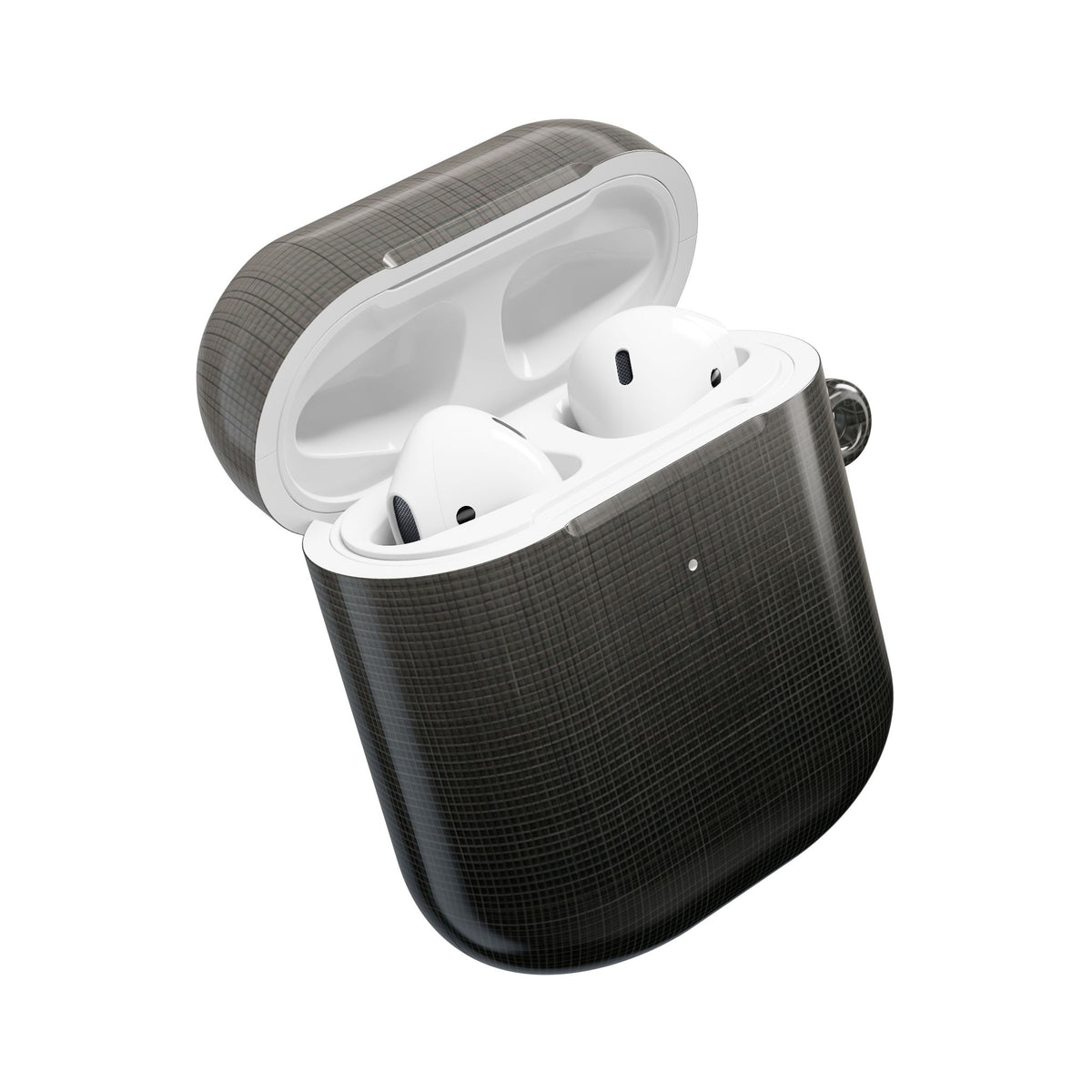 Monochrome Metric Grid · Hard Case for AirPods & AirPods Pro · Black