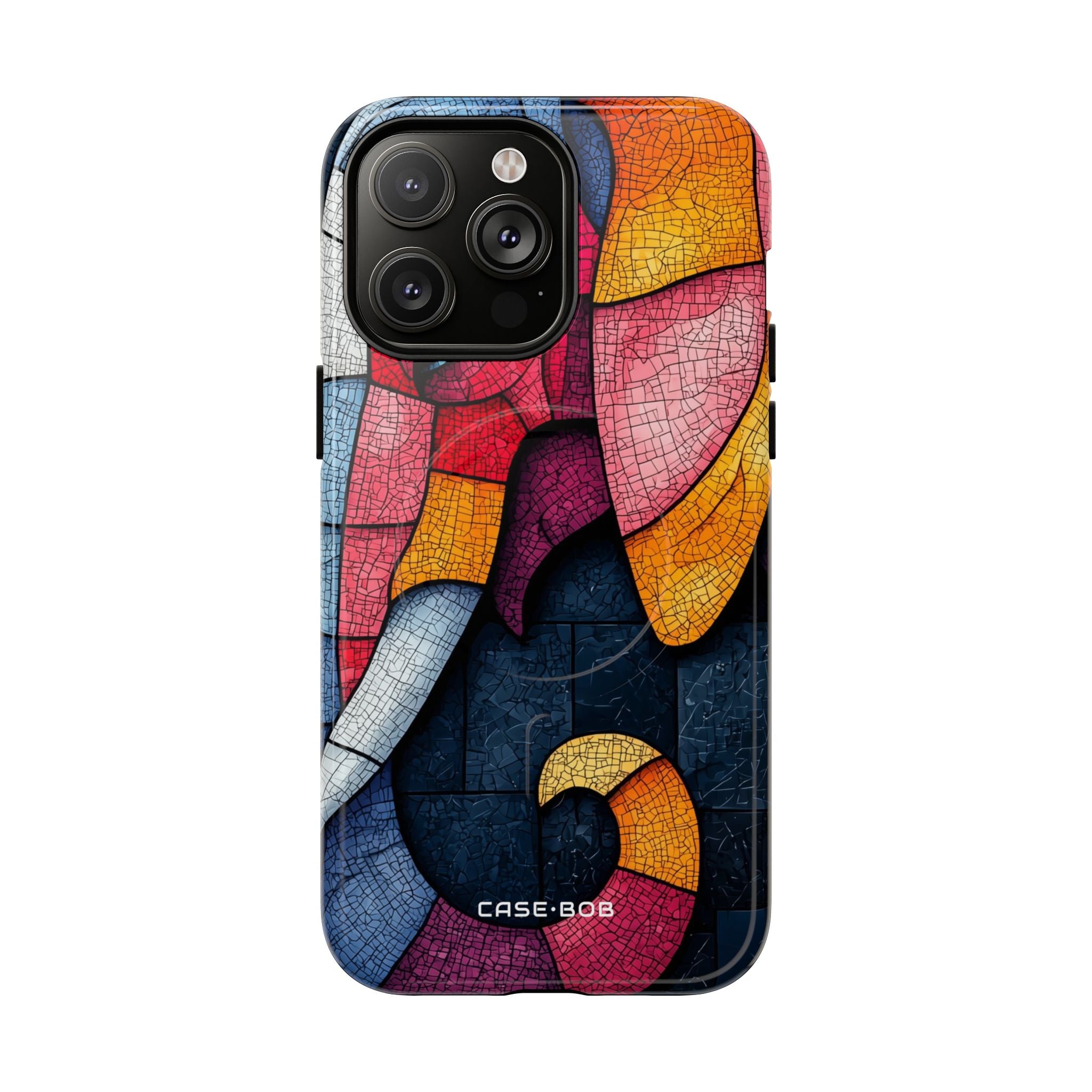 Elephant Mosaic iPhone 14 Pro Max Case - Tough+