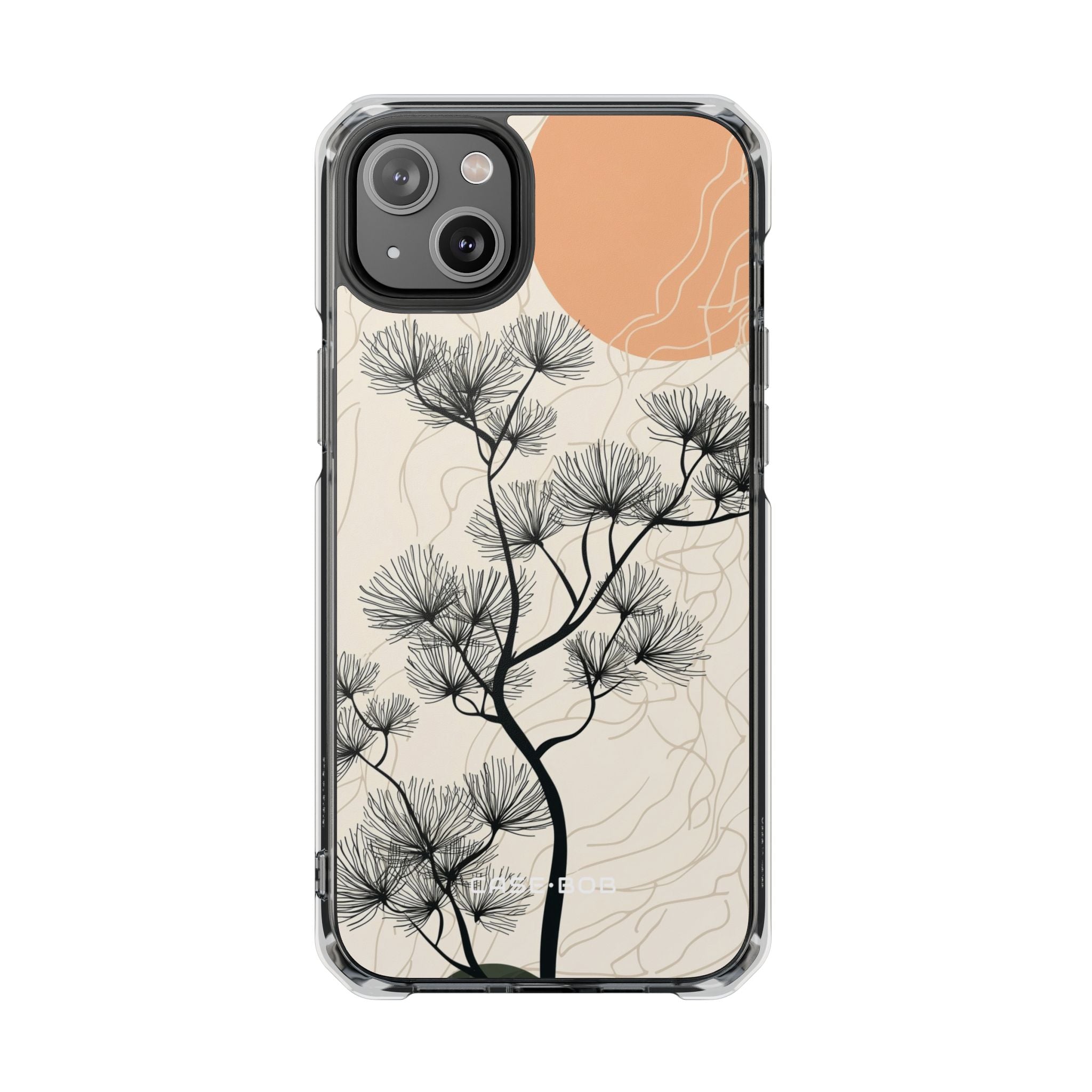 Spiky Tree Sunset iPhone 14 Plus Case - Impact