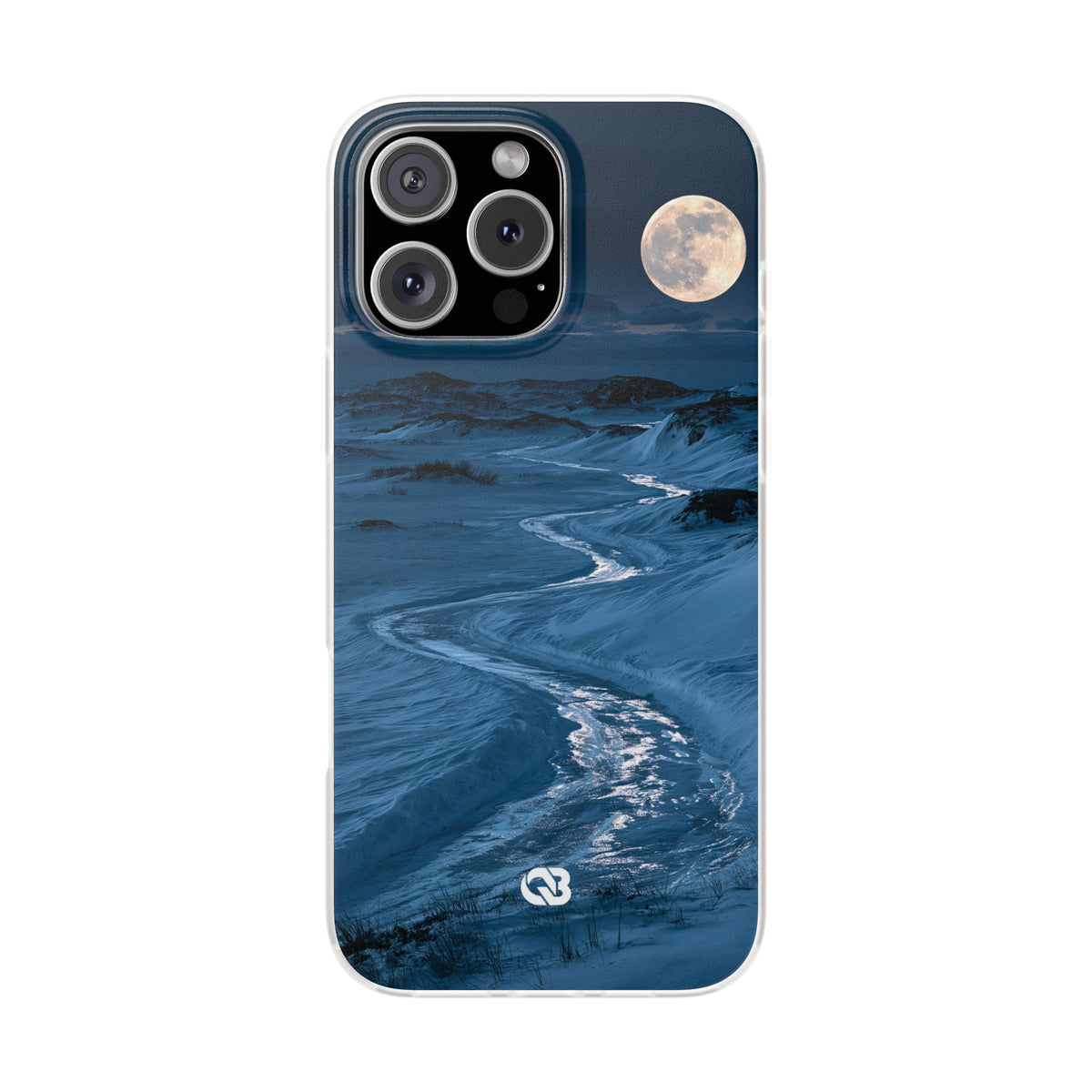 Arctic Moon Drift · Lite Phone Case for iPhone ·  Blue