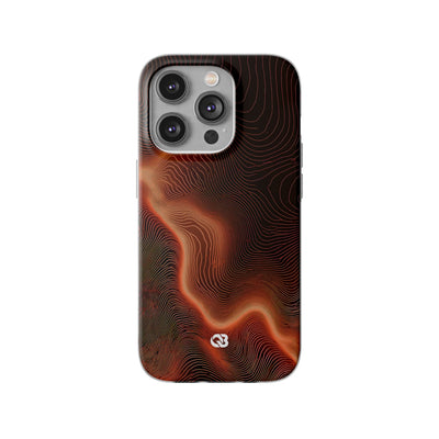 Caldera Ridge · Lite Phone Case for iPhone ·  Orange
