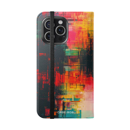 Neon Prism - iPhone 15 Pro Max Case - Wallet