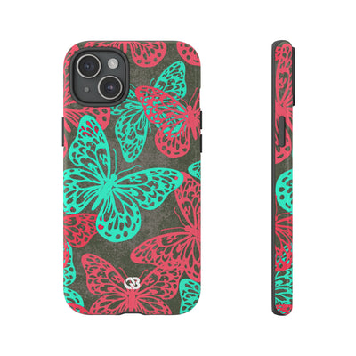 Electric Papillon · Tough Phone Case for iPhone · Pink