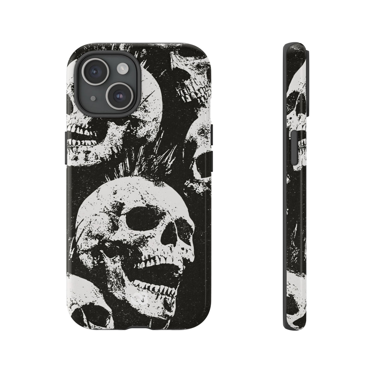 Punk Skull Riot · Tough Phone Case for iPhone · Black