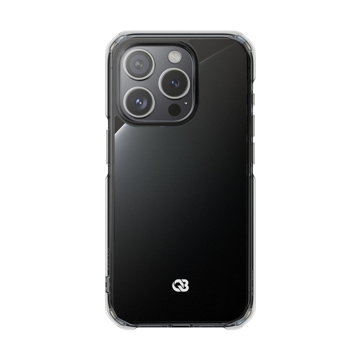 Obsidian Horizon · Clear Impact Magnetic Phone Case for iPhone ·  Black
