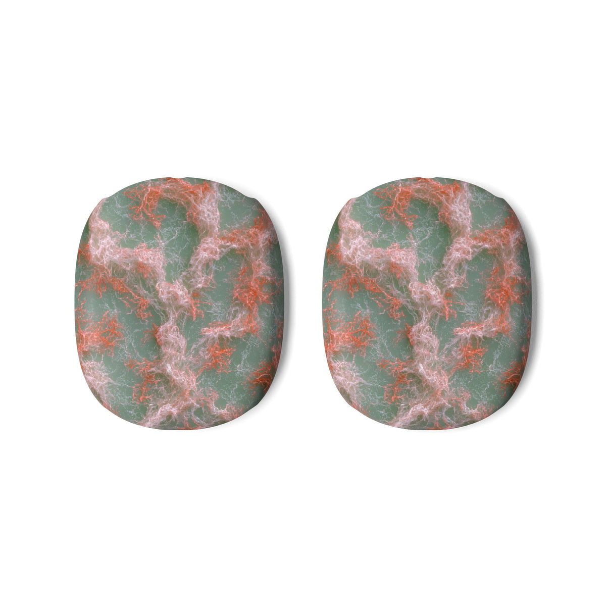 Coral Pixel Matrix · Hard Case for AirPods Max · Green