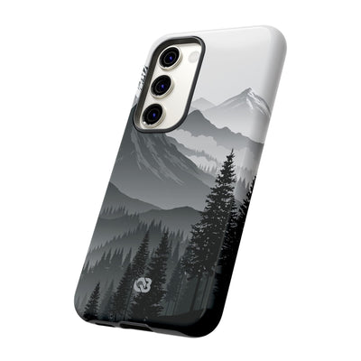 Grey Tough Phone Case for Samsung - Granite Ridge Mist