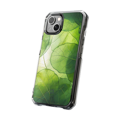 Emerald Leaf Veins · Impact Phone Case for iPhone · Magsafe