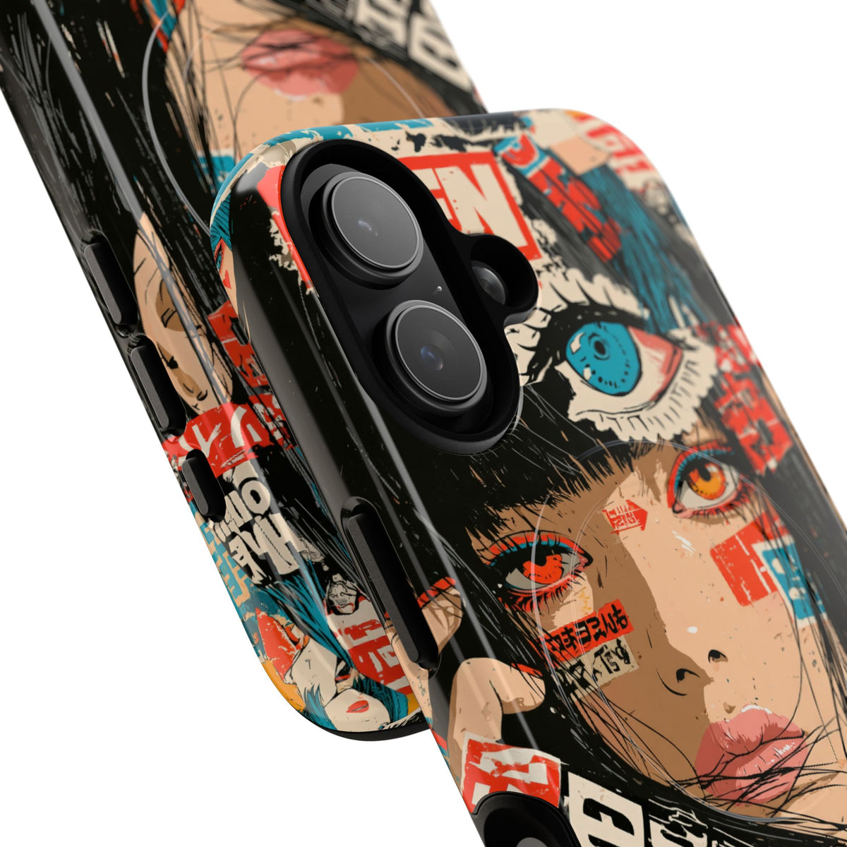 Shibuya Street Collage · Tough 2.0 Magnetic Phone Case for iPhone · Red