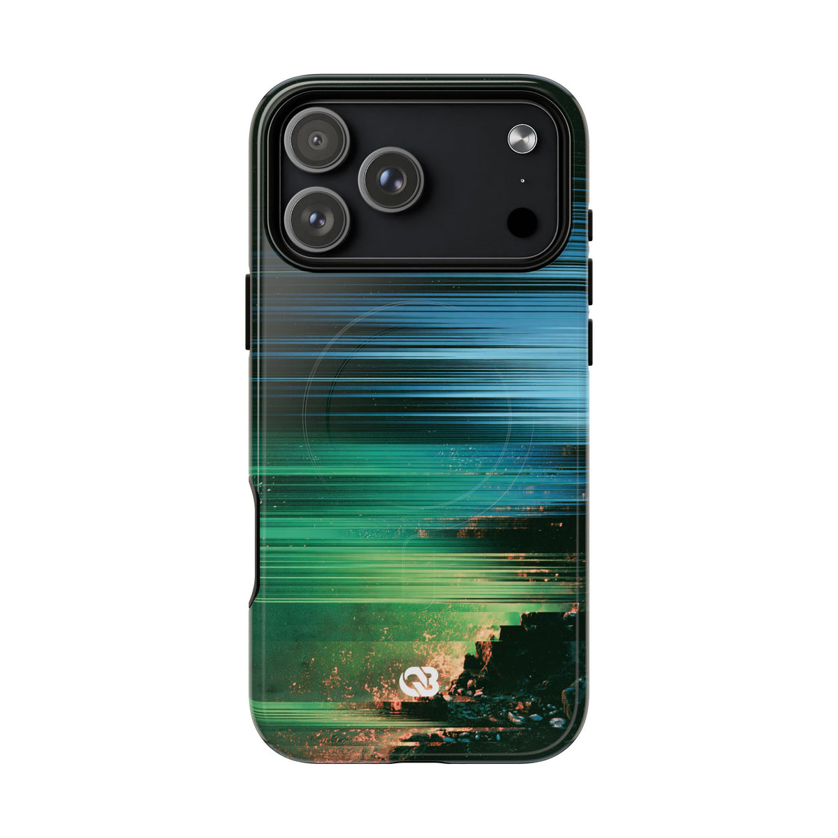 Digital Shoreline Drift · Tough 2.0 Magnetic Phone Case for iPhone · Teal