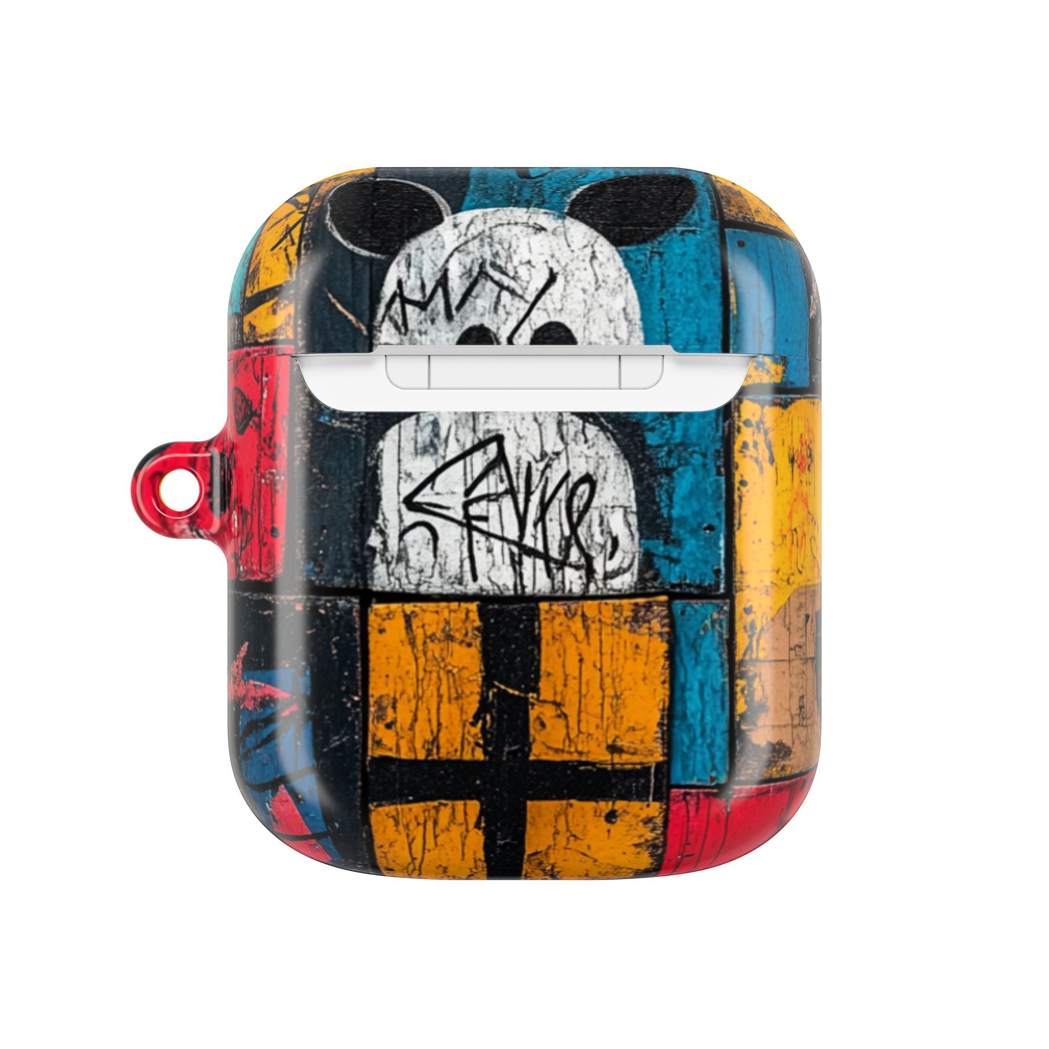 White Orb Graffiti - AirPods Case