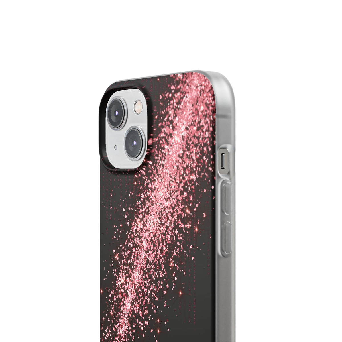 Rose Digital Cascade · Lite Phone Case for iPhone ·  Pink